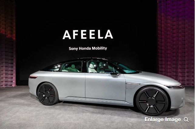Mẫu xe điện Afeela của Sony (Ảnh: CNET) Mẫu xe điện Afeela của Sony (Ảnh: CNET)
