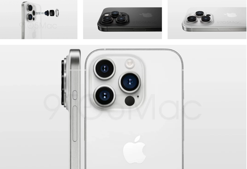 Cụm camera sau của iPhone 15 Pro sẽ lớn hơn so với người tiền nhiệm (Ảnh: Gizmochina) Cụm camera sau của iPhone 15 Pro sẽ lớn hơn so với người tiền nhiệm (Ảnh: Gizmochina)