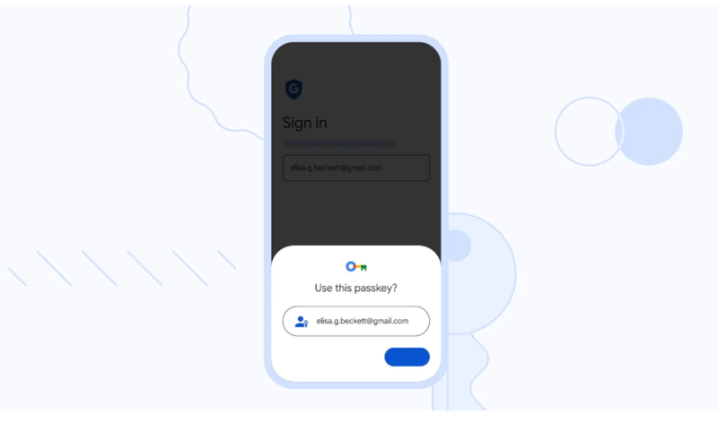 Google ra mắt tính năng Passkeys, giúp người dùng bảo mật tài khoản an toàn và thuận tiện hơn (Ảnh: Gizmochina)