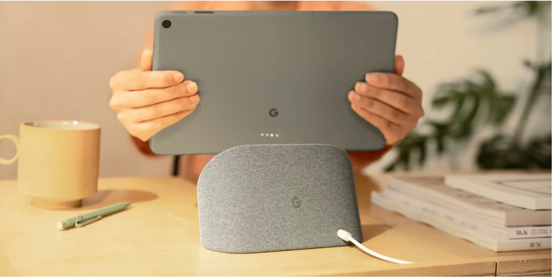 Google ra mắt máy tính bảng Pixel đi kèm với dock sạc không dây độc đáo (Ảnh: Gizmochina)