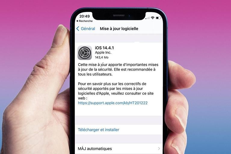 IOS 14.4.1 bắt đầu được tải về để khắc phục sự cố bảo mật nghiêm trọng (Ảnh chụp màn hình) IOS 14.4.1 bắt đầu được tải về để khắc phục sự cố bảo mật nghiêm trọng (Ảnh chụp màn hình)