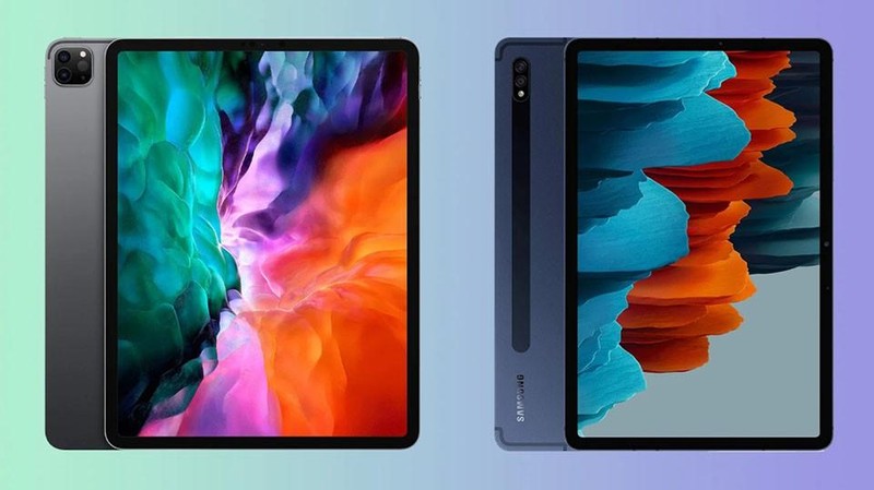 Samsung Galaxy Tab S7+ và iPad Pro đều có thể thay thế laptop ở một số tác vụ