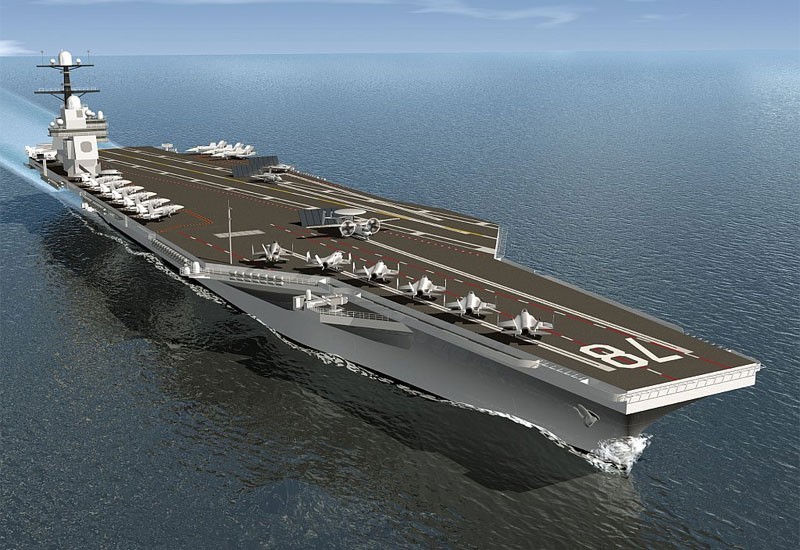 Siêu tàu sân bay USS Geradl Ford CVN-78 của Hải quân Mỹ