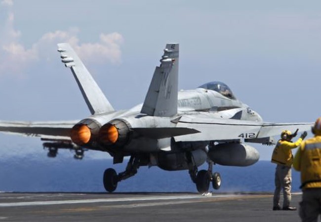 Chiếc Super Hornet F/A-18E của Mỹ đã bắn hạ Su-22 của quân đội Syria (Ảnh minh họa)