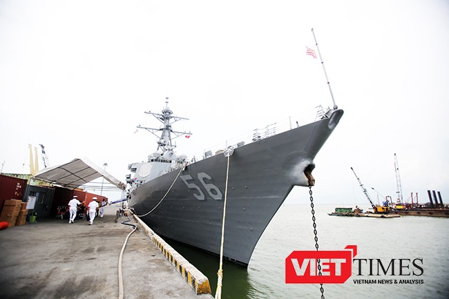 Đà Nẵng, USS John S.McCain, DDG 56, Hải quân Mỹ, hoa Kỳ, VietTimes