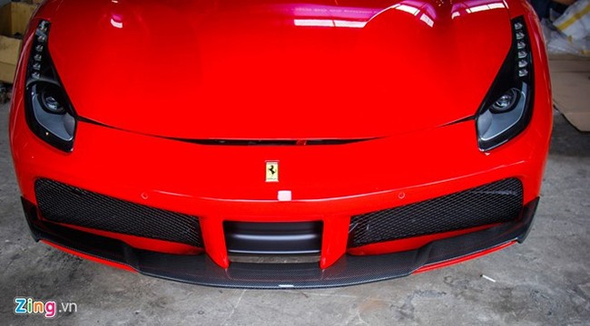 siêu xe, xe độ, Đà Nẵng, Ferrari 488 GTB, bản độ, full bodykit, Novitec Rosso,, VietTimes