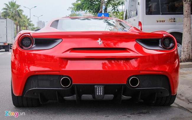 siêu xe, xe độ, Đà Nẵng, Ferrari 488 GTB, bản độ, full bodykit, Novitec Rosso,, VietTimes