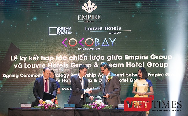 VietTimes, Tập đoàn quản lý khách sạn, Dream Hotel Group, Mỹ, Louvre Hotels Group, Pháp, Đà Nẵng, Empire Group, Cocobay