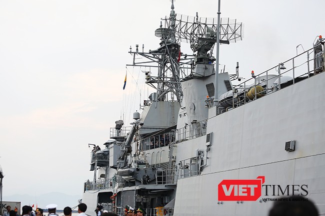 VietTimes, Hải quân Hoàng gia New Zealand, chiến hạm, HMZNS Te Kaha (F77), Cảng Tiên Sa, Đà Nẵng