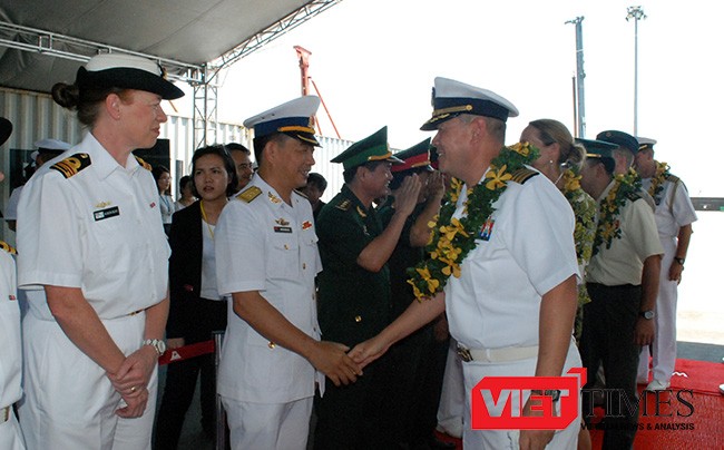 Chuyên gia quân sự, y tế, Anh Mỹ, Nhật, Đà Nẵng, chương trình đối tác Thái Bình Dương 2017, PP17, VietTimes, USNS Fall River, Hải quân