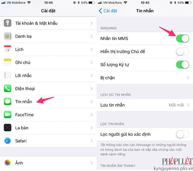 7 cách sửa lỗi không thể gửi tin nhắn trên iPhone ảnh 3