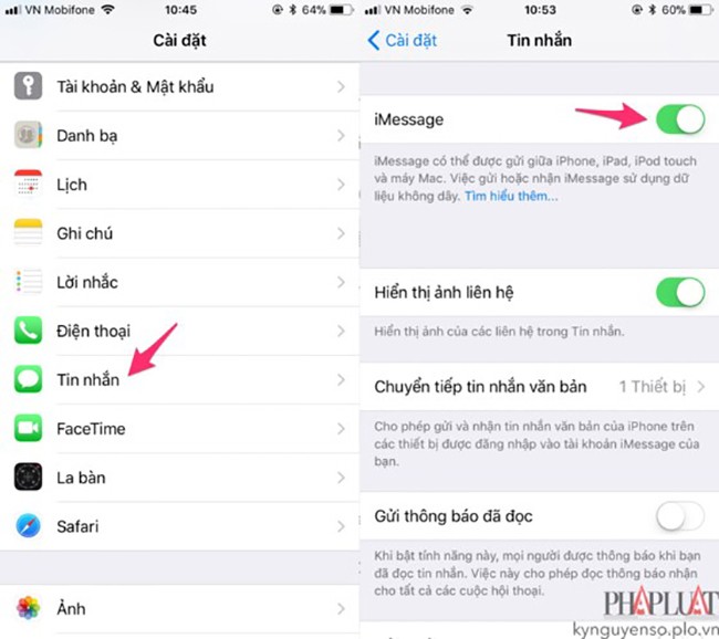 7 cách sửa lỗi không thể gửi tin nhắn trên iPhone ảnh 5