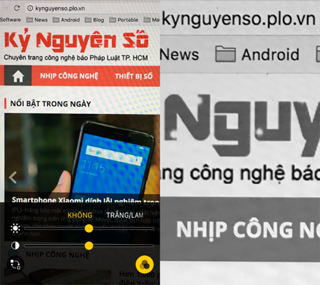 Làm thế nào để biến iPhone thành kính lúp? ảnh 1