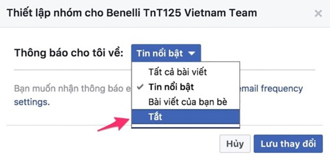 Cách tắt thông báo phiền phức trên Facebook ảnh 5