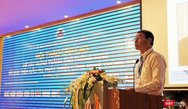 Ông Hồ Kỳ Minh, Phó Chủ tịch UBND TP Đà Nẵng phát biểu khai mạc Hội thảo