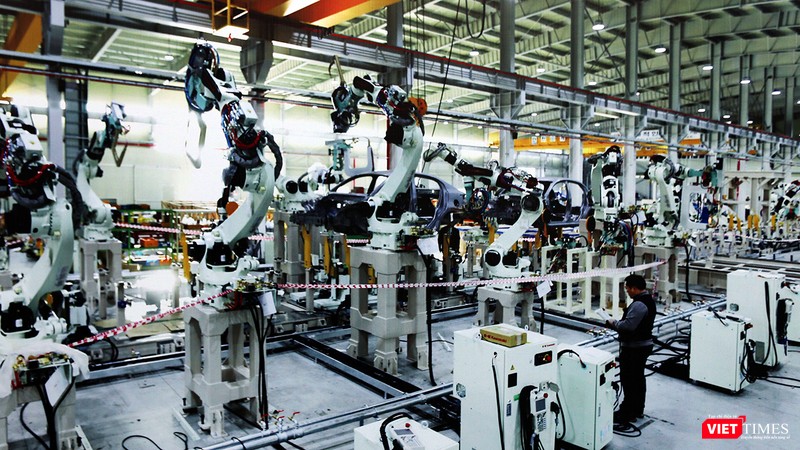 Cận cảnh thi công nhà máy sản xuất ô tô Mazda 12.000 tỷ của Thaco ảnh 9