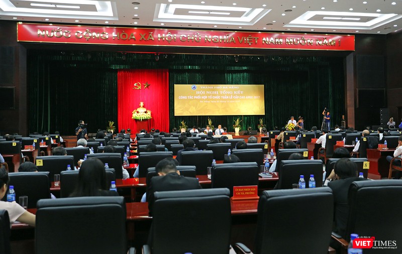 Chiều 21/11, Thành ủy Đà Nẵng đã tổ chức Hội nghị tổng kết Công tác phối hợp tổ chức Tuần lễ cấp cao APEC 2017 diễn ra từ ngày 6/11-11/11/2017 tại Đà Nẵng