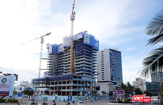 Công ty CP Tập đoàn Xây dựng Hòa Bình bị xử phạt do sử dụng cẩu tháp không đầy đủ giấy tờ lưu hành tại công trình Solid Ánh Dương