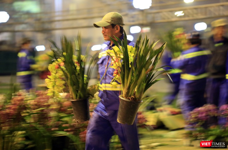 Chủ vườn lan đã bất ngờ tặng các anh chị lao công những giò lan tiền triệu là hình ảnh đẹp sau đêm giao thừa ở Đà Nẵng