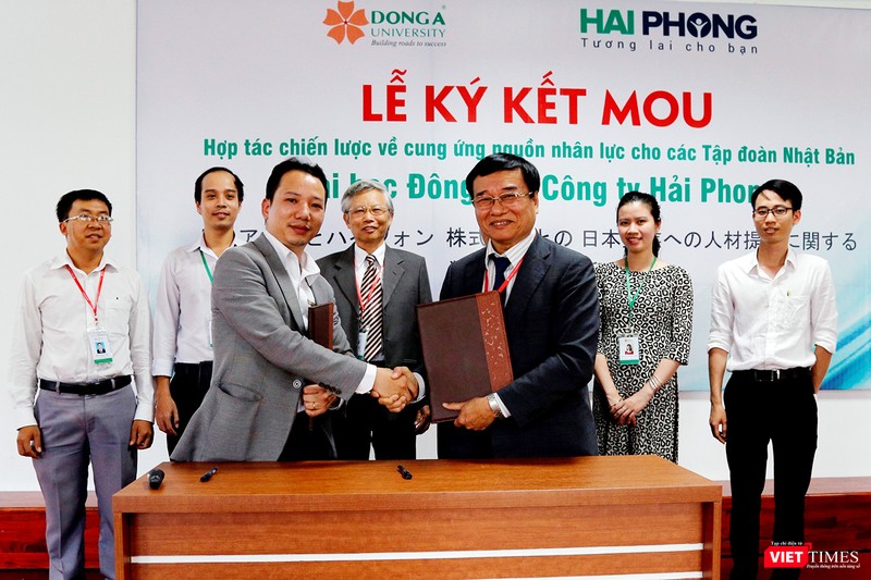 Đại học Đông Á và Công ty CP Đầu tư TM&XD Hải Phong đã chính thức ký kết hợp tác cung ứng nguồn nhân lực cho các tập đoàn của Nhật Bản, giúp sinh viên Việt Nam có thêm cơ hội việc làm tại Nhật Bản