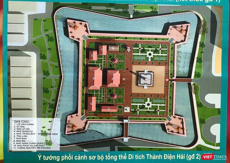 Thành Điện Hải sẽ được tôn tạo tu bổ trong giai đoạn 2