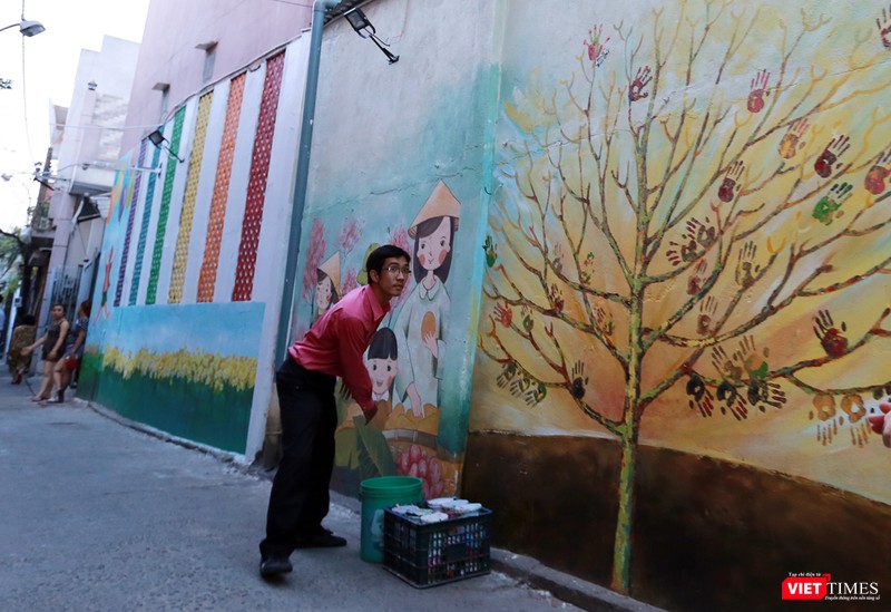 “Làng bích họa” gồm 15.000 bức vẽ, dài hơn 1km tại Đà Nẵng ảnh 4