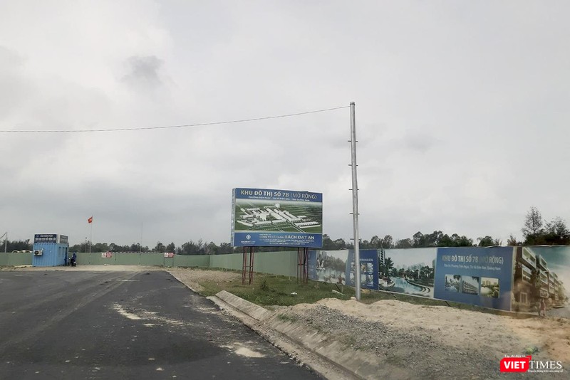 Hiện trạng khu đô thị 7B mở rộng do Công ty CP Bách Đạt An làm chủ đầu tư tại Khu đô thị mới Điện Nam-ĐIện Ngọc
