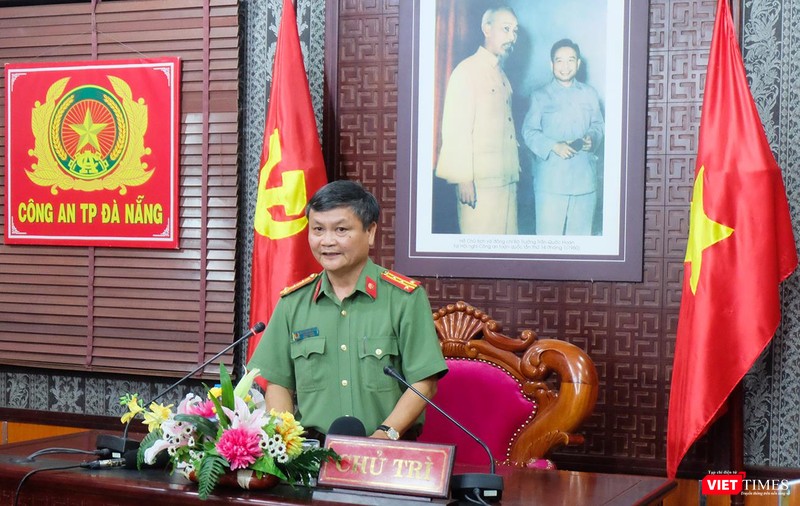 Chiều ngày 5/7, Đại tá Nguyễn Đức Dũng - Trưởng phòng Tham mưu Công an TP Đà Nẵng đã chủ trì buổi họp báo cung cấp thông tin về vụ việc