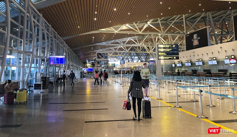 Sân bay Đà Nẵng vắng khách do ảnh hưởng của dịch bệnh viêm đường hô hấp cấp do chủng mới của virus Corona gây ra