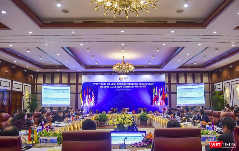 Quang cảnh cuộc họp lần thứ 9 Nhóm Công tác Hội đồng Điều phối ASEAN (ACCWG) diễn ra tại Đà Nẵng vào chiều ngày 5/3
