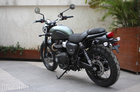 ‘Xế nổ’ Triumph Street Scrambler 2017 đầu tiên về Việt Nam ảnh 5