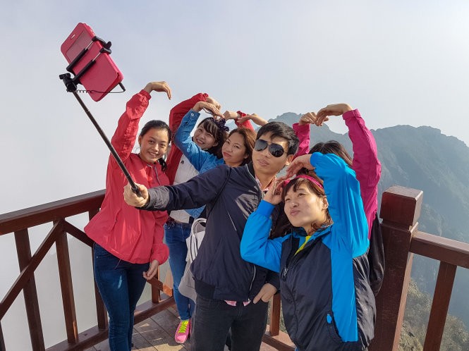 Nào ta cùng wefie - Ảnh: Phạm An Dương