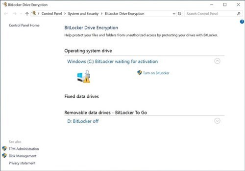 Bạn nên bỏ chút thời gian kiểm tra mã hoá BitLocker đã bật hay chưa nếu đang dùng Windows 8.1 và 10. Bạn nên bỏ chút thời gian kiểm tra mã hoá BitLocker đã bật hay chưa nếu đang dùng Windows 8.1 và 10.