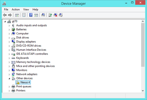 Giao diện chính công cụ Device Manager. Giao diện chính công cụ Device Manager.