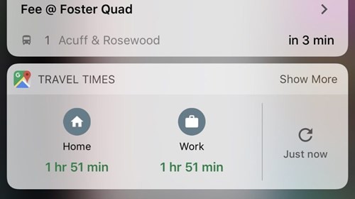 Giao diện widget của Google Maps mới đẹp mắt và đa năng hơn trên iOS 10.