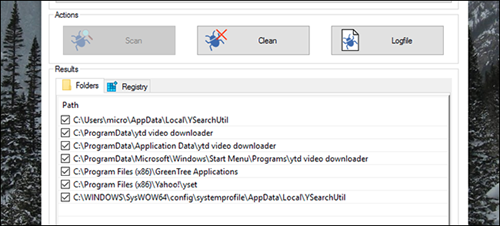 Cần kiểm tra thủ công sau khi quét để tránh nhầm lần với các tiện ích mở rộng.