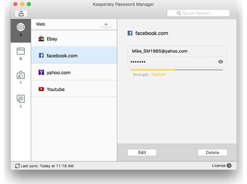 Giao diện Kaspersky