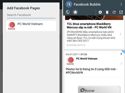 Dễ dàng truy cập vào trang ưa thích.