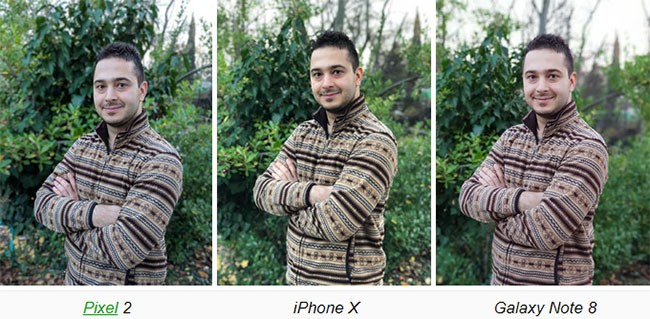 Google Pixel 2, iPhone X và Galaxy Note 8, máy nào chụp ảnh "chất" nhất? ảnh 1
