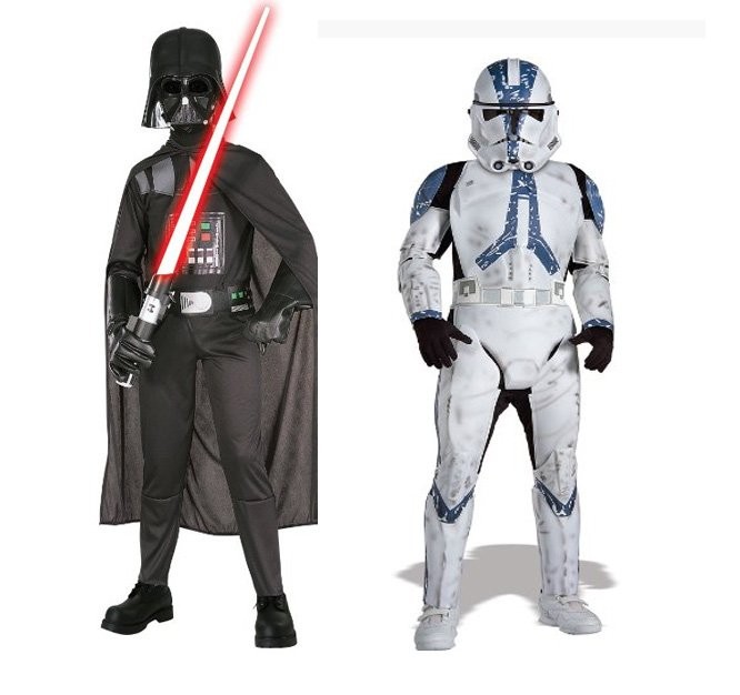 Ắt hẳn sẽ có nhiều người mong đợi sự xuất hiện của Darth Vaders và Storm Troopers trước ngưỡng cửa trong kì Halloween này.