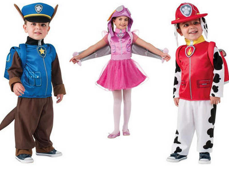 Bộ phim hoạt hình nổi tiếng của trẻ em với bộ trang phục đáng yêu.