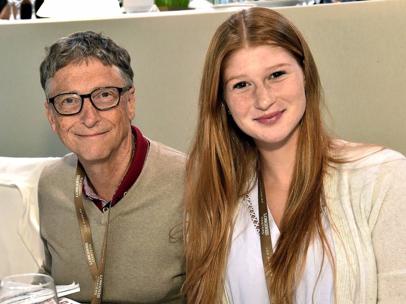 Bill Gate và cô con gái lớn Jennifer. Nguồn: Business Insider
