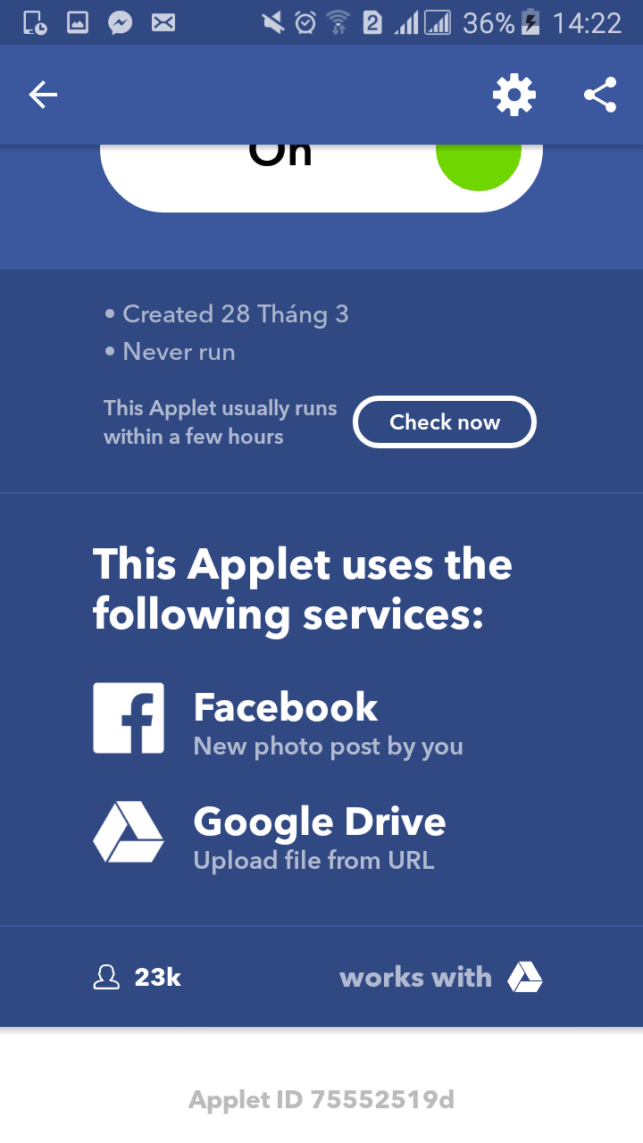 Hướng dẫn cách dùng ứng dụng IFTTT trên Android – Công cụ “bá đạo” làm chủ thời gian  ảnh 4