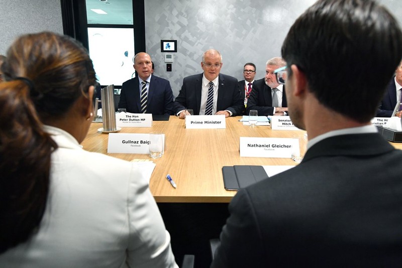 Thủ tướng Úc nhấn mạnh các công ty truyền thông phải có trách nhiệm đảm bảo các sản phẩm công nghệ của họ không bị kẻ xấu lợi dụng. Ảnh: Nytimes