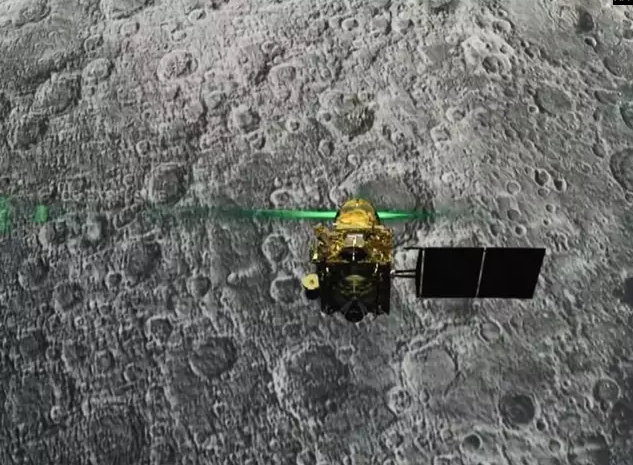 Tàu đổ bộ Vikram của Ấn Độ. Ảnh: Economictimes Tàu đổ bộ Vikram của Ấn Độ