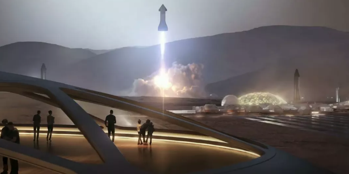 Mục tiêu của tỷ phú Musk là xây dựng một thành phố tự trị của con người trên Sao Hỏa. Ảnh: CNET Ảnh: CNET