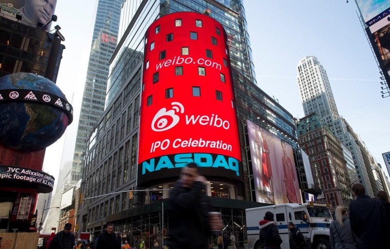 Tập đoàn Sina của Trung Quốc, sở hữu nền tảng blog mạng xã hội Weibo