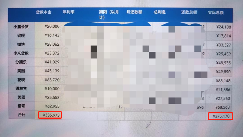 Tổng nợ phải trả của Bùi Đồng