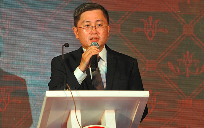 Ông Trương Quốc Hưng – Phó tổng giám đốc Công ty Phú Mỹ Hưng phát biểu tại sự kiện ra mắt dự án khu phức hợp Phú Mỹ Hưng Midtown (Nguồn: Phú Mỹ Hưng) Ông Trương Quốc Hưng – Phó tổng giám đốc Công ty Phú Mỹ Hưng phát biểu tại sự kiện ra mắt dự án khu phức hợp Phú Mỹ Hưng Midtown (Nguồn: Phú Mỹ Hưng)