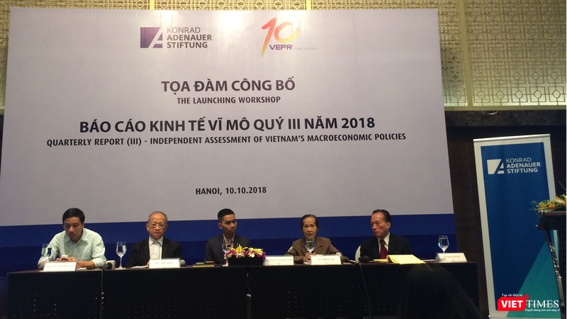 Tọa đàm công bố Báo cáo Kinh tế Vĩ mô Quý III/2018 (Ảnh: P.D)